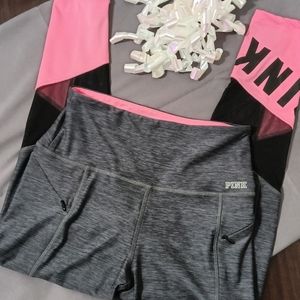 -PINK HIGHWAIST LEGGING S